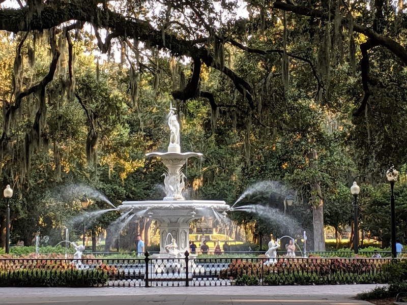Morning at Forsyth Park