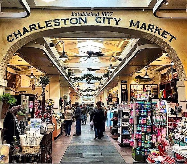 Shopping at Charleston City Market