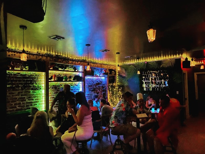Evening cocktails at La Aparicion Speakeasy Lounge